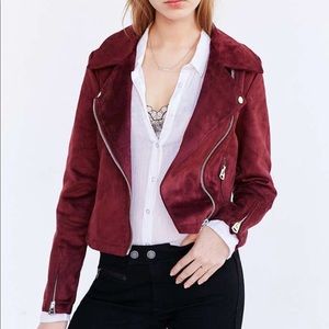 UO Suede Moto jacket